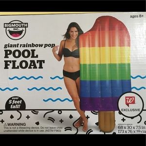 NWT Giant Rainbow Pop Pool Float!